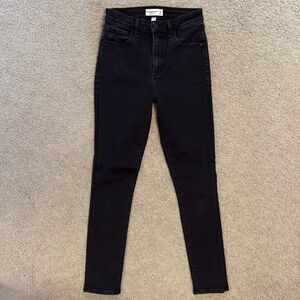 The super skinny high rise jeans